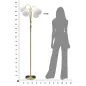 LAMPA STOJĄCA GLAMY 4-ŚWIATŁOWA Ø 54x176 cm